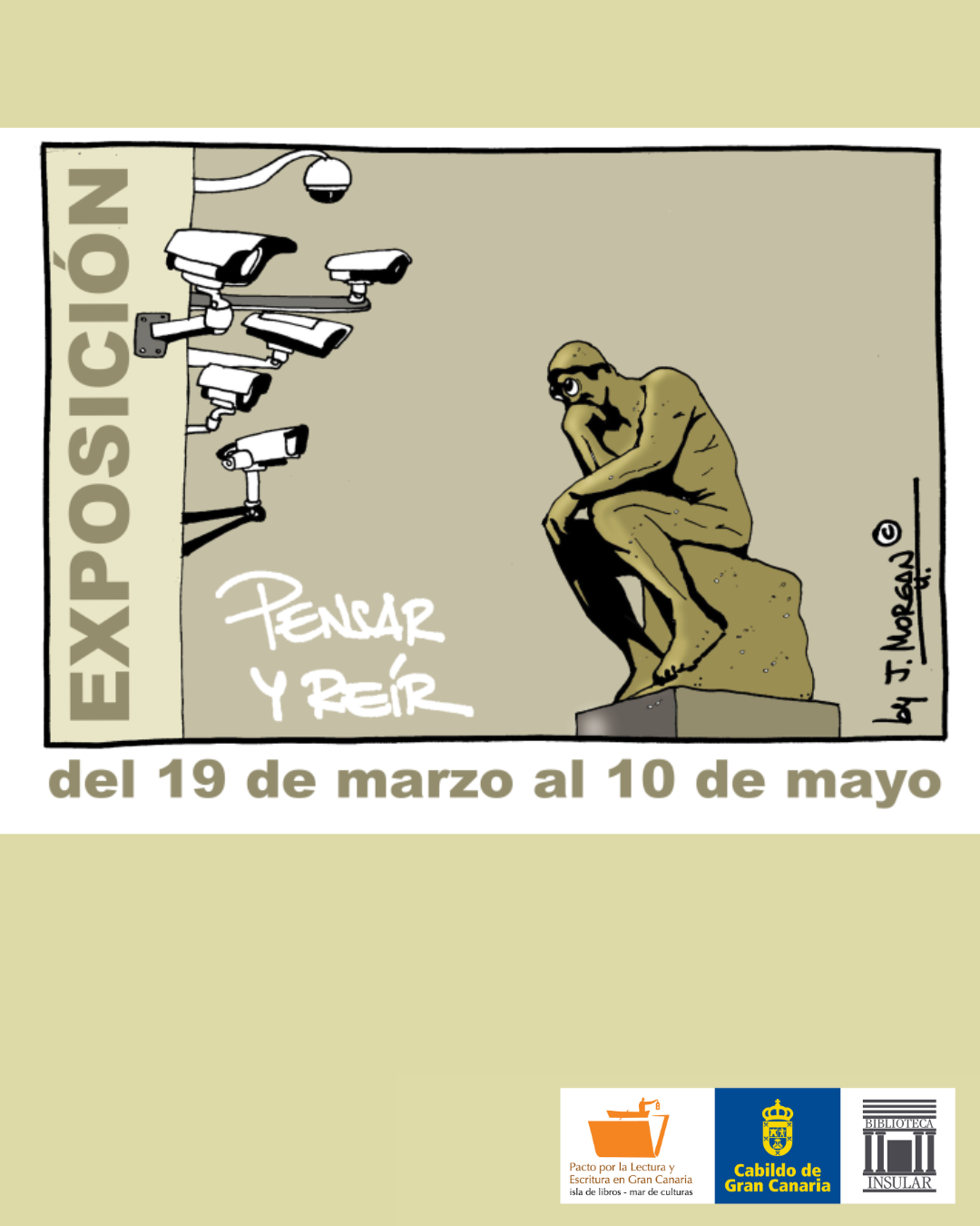 Exposición «Pensar y Reír» de J. Morgan